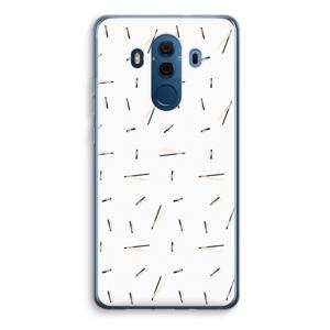 Hipster stripes: Huawei Mate 10 Pro Transparant Hoesje
