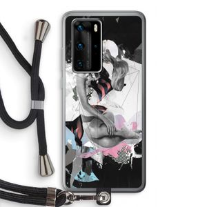 Camouflage de sommeil: Huawei P40 Pro Transparant Hoesje met koord