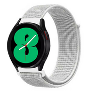 Sport Loop nylon bandje - Wit - Samsung Galaxy watch 7 - 40mm / 44mm - thumbnail