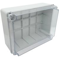 Kabeldoos - Lasdoos - Velvalux Panoboxpro - Verdeeldoos - IP65 - IK10 - 230x310x130mm - Grijs - Transparant Deksel