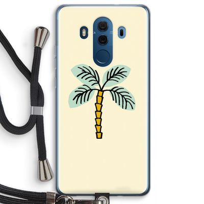 Palmboom: Huawei Mate 10 Pro Transparant Hoesje met koord
