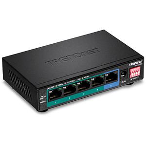Trendnet TPE-LG50 netwerk-switch Gigabit Ethernet (10/100/1000) Zwart Power over Ethernet (PoE)