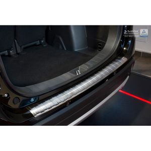 RVS Bumper beschermer passend voor Mitsubishi Outlander III Facelift 2015- 'Ribs' (met PDC uitsp AV235222