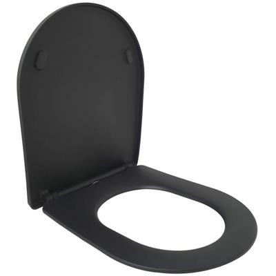 Wiesbaden Shade Slim Toiletzitting - Softclose en Quick Release - Mat Zwart