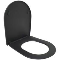 Wiesbaden Shade Slim Toiletzitting - Softclose en Quick Release - Mat Zwart