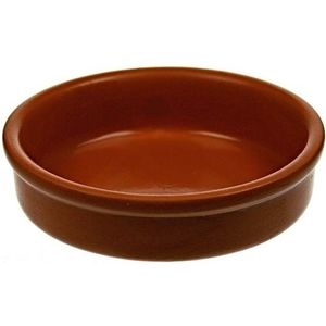 8x Creme brulee schaaltjes terracotta 12 cm