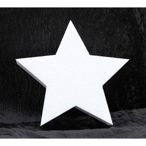 3x Piepschuim vormen ster 20 cm hobby/knutselmateriaal