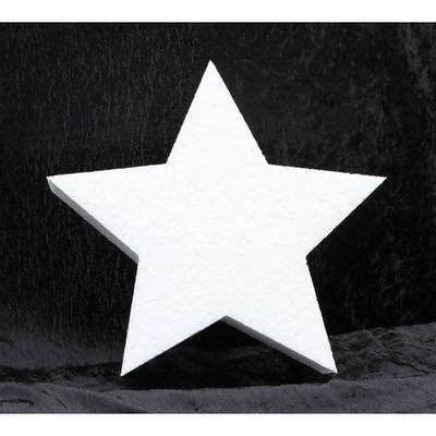 3x Piepschuim vormen ster 20 cm hobby/knutselmateriaal