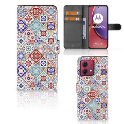 Motorola Moto G84 | Bookcase | Tiles Color