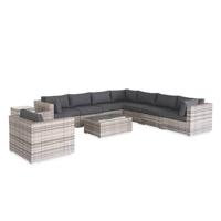 sweeek - Wicker loungeset 8-10 plaatsen