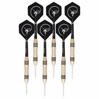 4x Set van 3 dartpijlen Core Brass 25 grams