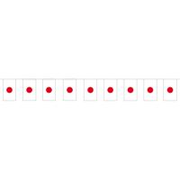 Vlaggenlijn Japan thema - 4 meter - Papieren slinger - landen decoratie/versiering