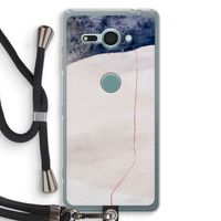 Stone White: Sony Xperia XZ2 Compact Transparant Hoesje met koord