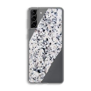 Gespikkelde marmer: Samsung Galaxy S21 Plus Transparant Hoesje
