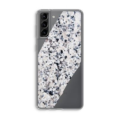 Gespikkelde marmer: Samsung Galaxy S21 Plus Transparant Hoesje