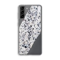 Gespikkelde marmer: Samsung Galaxy S21 Plus Transparant Hoesje