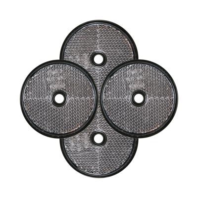 Benson Reflector - 4x - wit - schroefbevestiging - 60mm - rond
