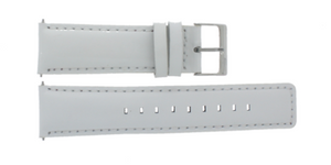 Lacoste horlogeband 2000497 / LC-29-3-14-0156 Leder Wit 22mm + wit stiksel