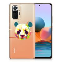 Xiaomi Redmi Note 10 Pro Telefoonhoesje met Naam Panda Color