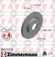 Remschijf Coat Z 380211720 Remschijf Coat Z 380211720