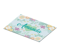 Placemat voor huis Hart en bloemen