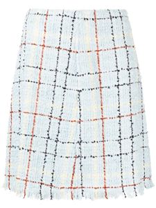 Marni jupe évasée à carreaux - Bleu