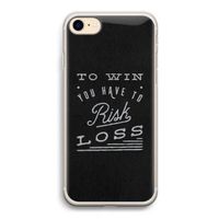 Risk loss: iPhone 7 Transparant Hoesje