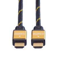 ROLINE GOLD HDMI HighSpeed Kabel met Ethernet, M-M, 1 m - thumbnail