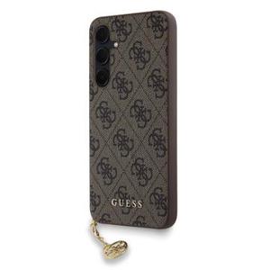 Samsung Galaxy A35 Guess 4G Charms Collection Hybride Hoesje - Bruin