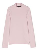 Dkny Kids sweat brodé à col montant - Rose - thumbnail