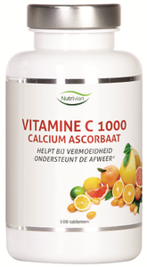 Nutrivian Vitamine C 1000 Calcium Ascorbaat Tabletten