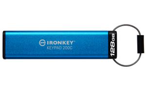 Kingston Technology IronKey 128GB USB-C Keypad 200C, FIPS 140-3 Lvl 3 (aangevraagd) AES-256