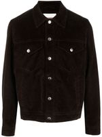 Nanushka Larry corduroy button-up jacket - Marron