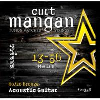 Curt Mangan 80/20 Bronze 13-56 snarenset voor staalsnarige akoestische gitaar - thumbnail