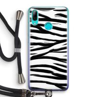Zebra pattern: Huawei P Smart (2019) Transparant Hoesje met koord