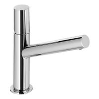 Wastafelkraan Tres Max | Opbouw | Mengkraan | Hoog model | 1-hendel | Rond | Chroom