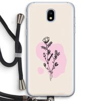 Roses are red: Samsung Galaxy J5 (2017) Transparant Hoesje met koord