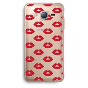 Lips: Samsung Galaxy J3 (2016) Transparant Hoesje