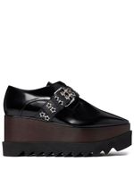 Stella McCartney Elyse buckle-fastening lace-up shoes - Noir - thumbnail