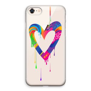 Melts My Heart: iPhone 8 Transparant Hoesje