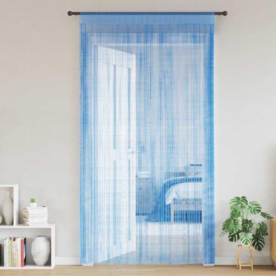 Koordgordijnen 2 st 100x250 cm lichtblauw