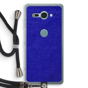 Majorelle Blue: Sony Xperia XZ2 Compact Transparant Hoesje met koord