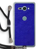 Majorelle Blue: Sony Xperia XZ2 Compact Transparant Hoesje met koord