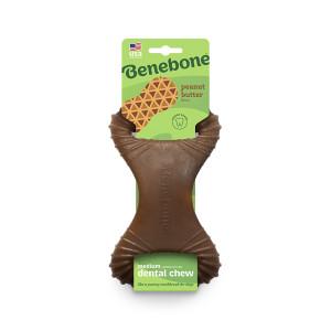 Benebone Dental Chew nylon kauwspeelgoed hond (pindakaassmaak) M