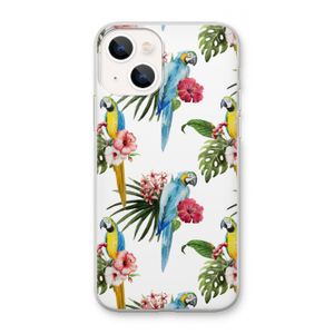Kleurrijke papegaaien: iPhone 13 mini Transparant Hoesje