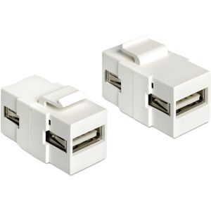 DeLOCK Keystone Module USB 2.0 A - USB 2.0 A keystone module 86317