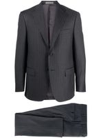 Corneliani costume à veste à simple boutonnage - Gris