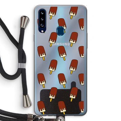 Yummy: Samsung Galaxy A20s Transparant Hoesje met koord