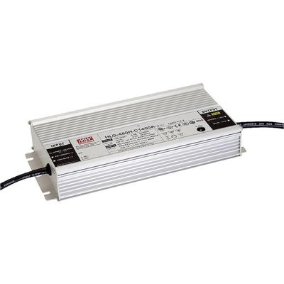 MW Mean Well LED-driver Constante stroomsterkte 481 W 1050 - 2100 mA 114 - 229 V/DC Instelbaar, Niet dimbaar, Overbelastingsbescherming, Overspanning, Outdoor,