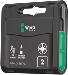 Wera Bit-Box 20 BTH PZ 2, 20-delig - 1 stuk(s) - 05057761001